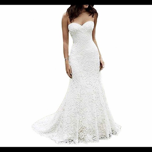 Dresses & Skirts - 🆕Sweetheart Full Lace Mermaid Bridal Gown